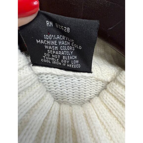 Vintage 2000's Y2K SouthPole High Neck Knit Sweater Relax Men's L Streetwear - Picture 12 of 12